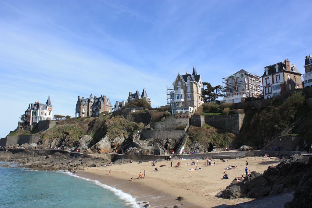 T2-300M Plage-L'Estacade- St Enogat A Dinard Ngoại thất bức ảnh